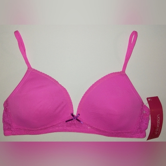 NWT Xhilaration Girls Basics Pink Azalia Teen Molded Bra/Training Bra~Size 34 - Picture 3 of 10